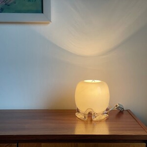 Image 1 of 70s Rare Limburg Glass Space Age Table Lamp