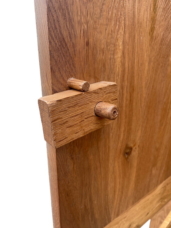 Image 1 of Brutalist oak cabinet by De Puydt art furniture