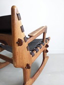 Angel Pazmiño for Muebles de Estilo Sculptural Rocking Chair