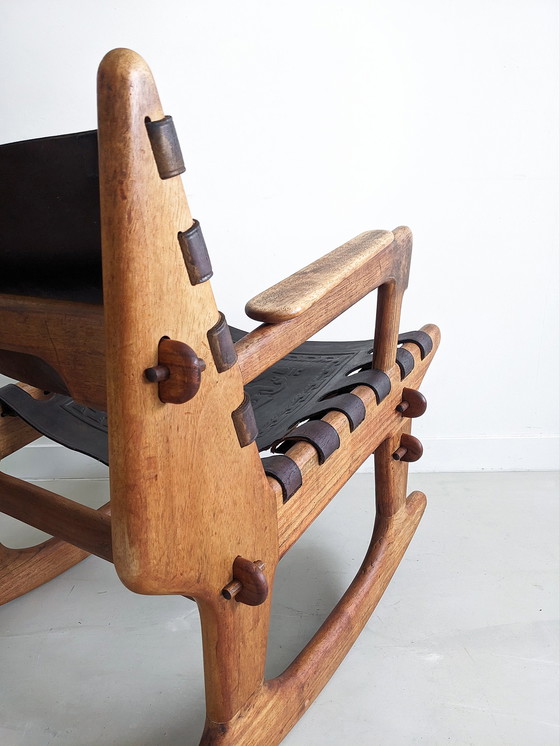 Image 1 of Angel Pazmiño for Muebles de Estilo Sculptural Rocking Chair