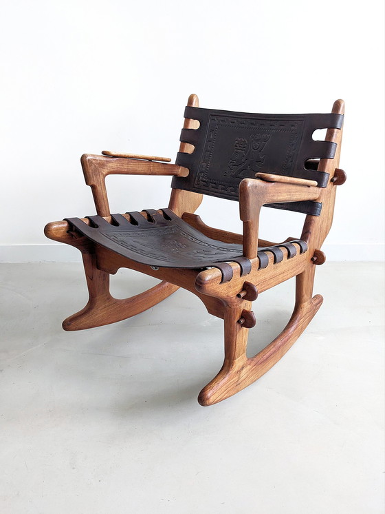 Image 1 of Angel Pazmiño for Muebles de Estilo Sculptural Rocking Chair