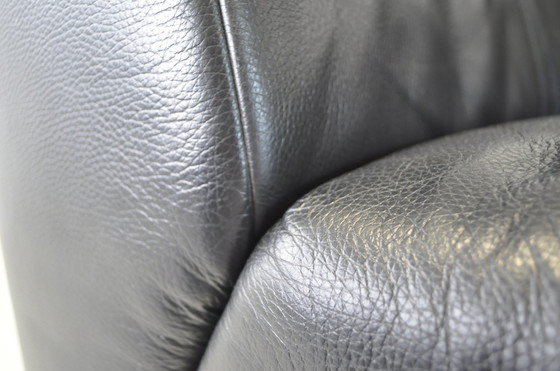 Image 1 of Rolf benz linea 2.5 seater black leather