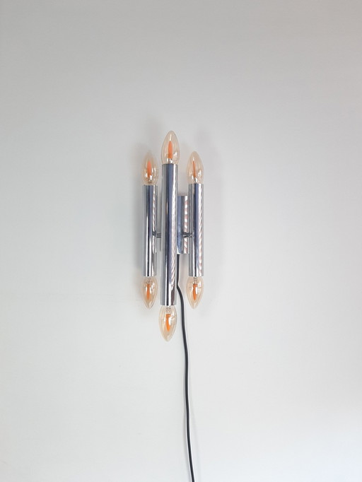 Lampada da parete nello stile di Gaetano Sciolari