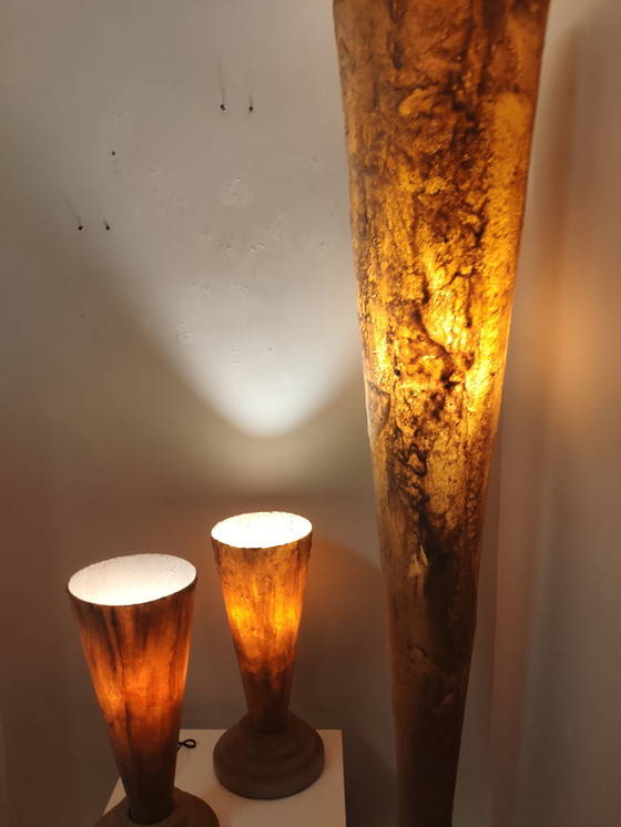 Image 1 of 3x Lampada di sabbia vintage