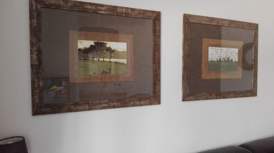 Image 1 of 2x Daniel Salganick drawing with frames