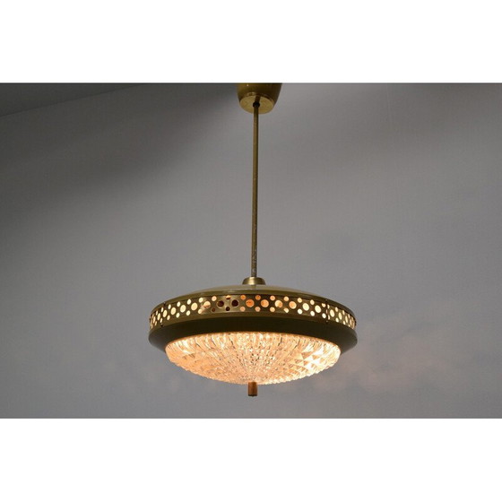 Image 1 of Lámpara colgante de metal de la era espacial de LUDIB Bratislava, 1970