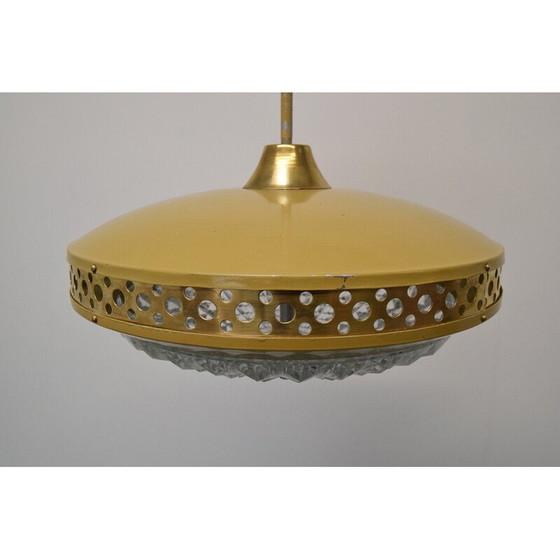 Image 1 of Lámpara colgante de metal de la era espacial de LUDIB Bratislava, 1970