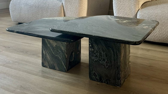 Image 1 of 2x Marble Coffee Table