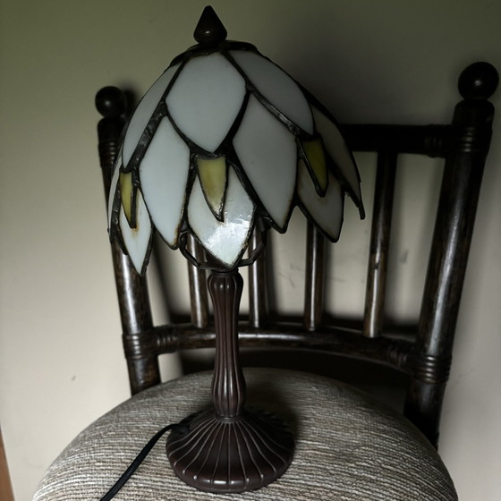 Image 1 of 2x Stained Glass Table Lamps