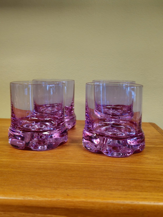 Image 1 of 4X Murano Alexanderite Neodymium Whisky Glasses Water Glasses