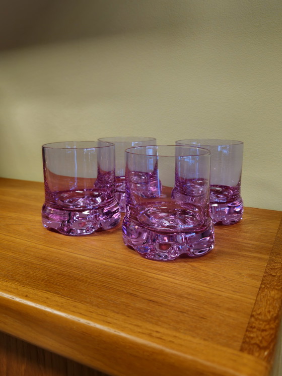 Image 1 of 4X Murano Alexanderite Neodymium Whisky Glasses Water Glasses