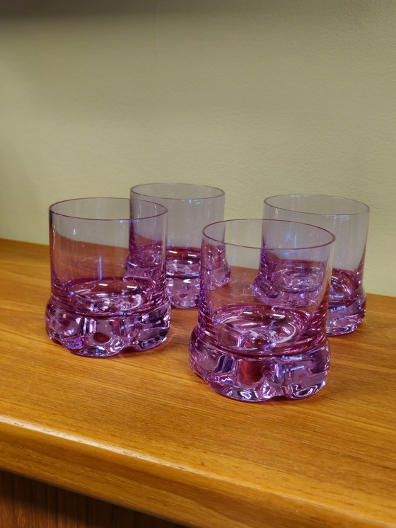 Image 1 of 4X Murano Alexanderite Neodymium Whisky Glasses Water Glasses