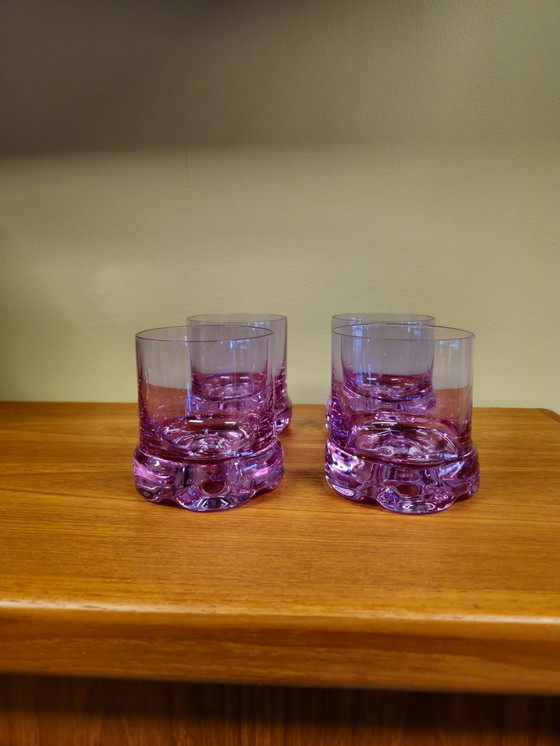 Image 1 of 4X Murano Alexanderite Neodymium Whisky Glasses Water Glasses