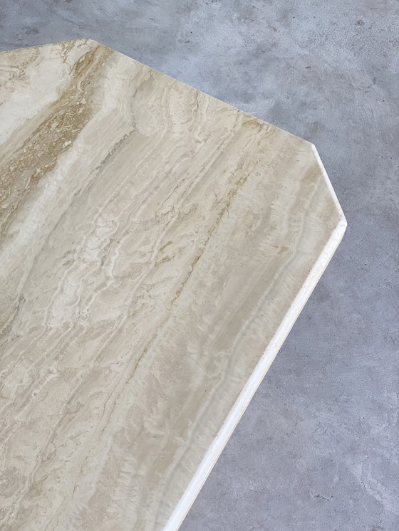 Image 1 of Tavolino da caffè in travertino vintage