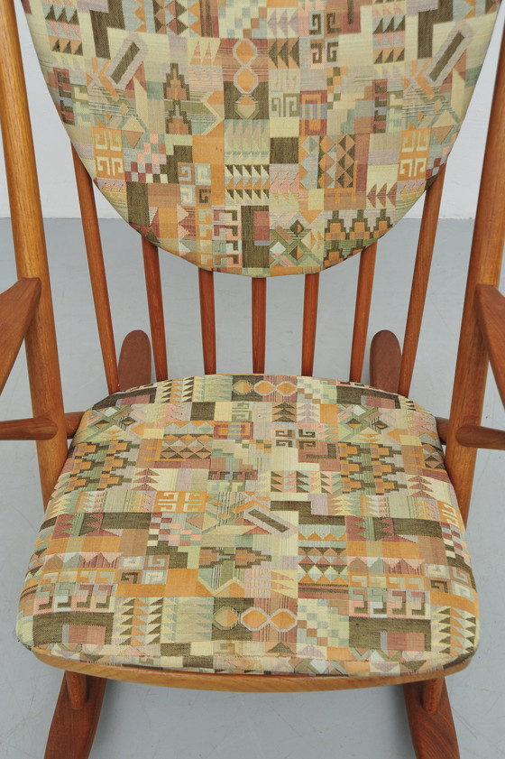 Image 1 of Rocking chair Frank Reenskaug For Bramin Teak 1960s