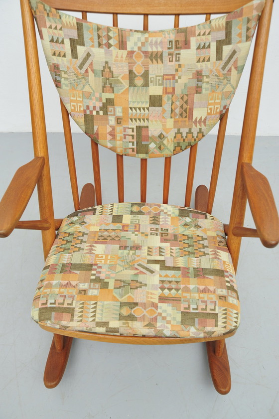 Image 1 of Rocking chair Frank Reenskaug For Bramin Teak 1960s