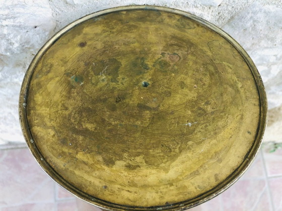 Image 1 of Mid-Century Hammered Copper Umbrella Stand, 1960’S