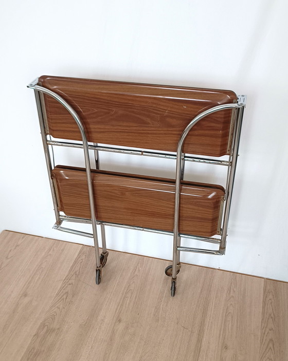 Image 1 of Sixties Folding Serving Trolley