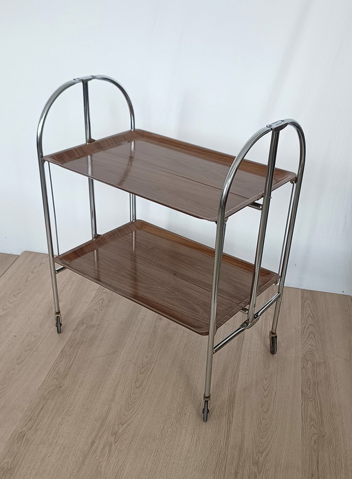 Sixties Folding Serving Trolley