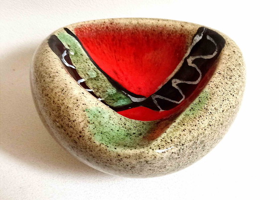 Image 1 of Signed Ashtray or Pocket Opener 60s Width 15.5 Cm