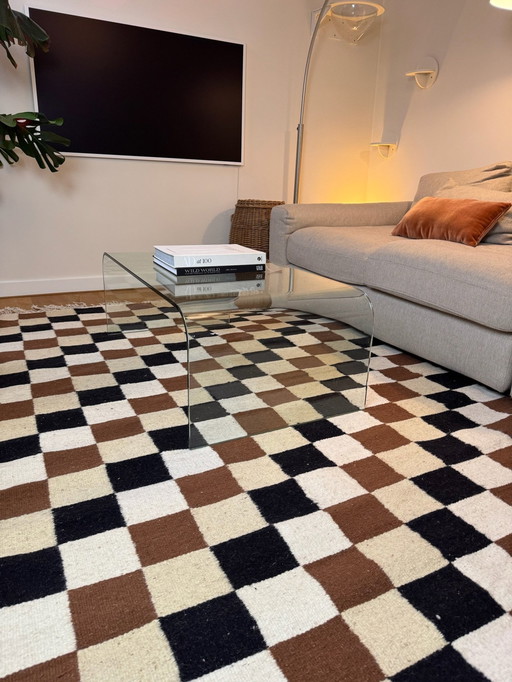 Checkered rug