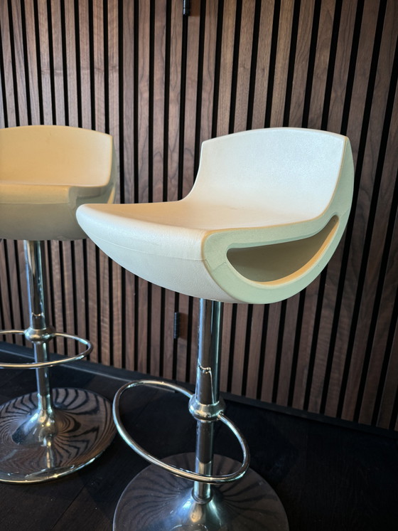 Image 1 of 2 Caio Bar Stools by Erik Bjornsen.