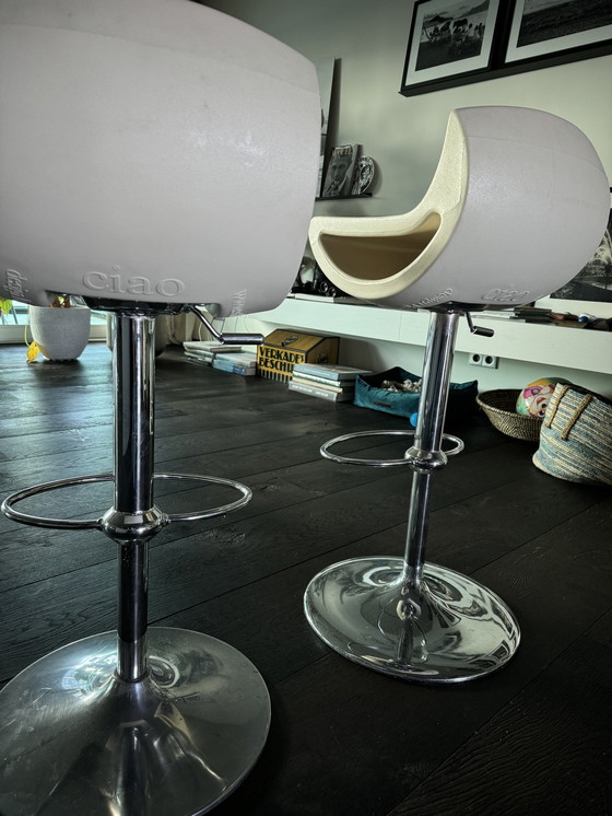 Image 1 of 2 Caio Bar Stools by Erik Bjornsen.