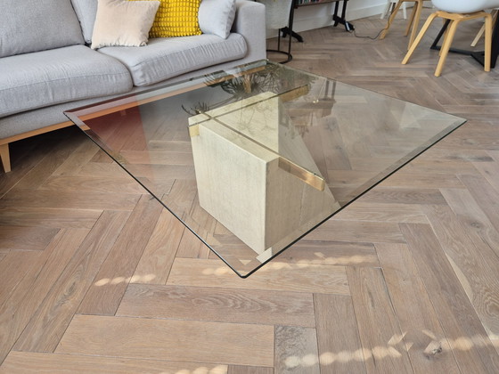 Image 1 of Artedi Travertine square coffee table