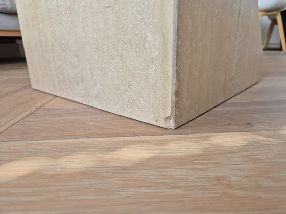 Image 1 of Artedi Travertine square coffee table