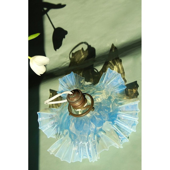 Image 1 of Vintage Afdera, Italian Art Nouveau Iridescent Lamp