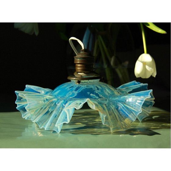 Image 1 of Vintage Afdera, Italian Art Nouveau Iridescent Lamp