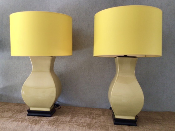 Image 1 of 2x Lampe de table Mid Century taille XL