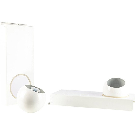 Image 1 of Pair of vintage aluminum wall lamp, Germany 1960