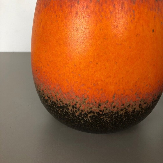 Image 1 of Pair of vintage ceramic vases fat lava for Scheurich, Germany 1970