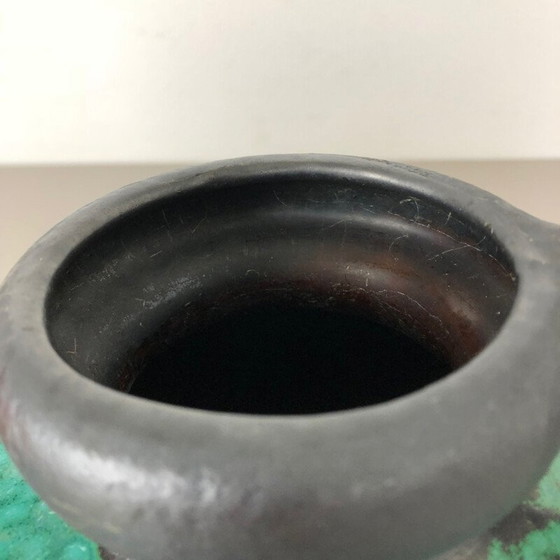 Image 1 of Pair of vintage ceramic vases fat lava for Scheurich, Germany 1970