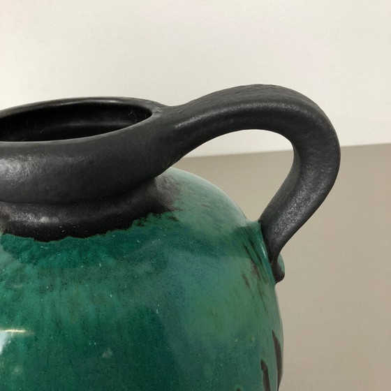 Image 1 of Pair of vintage ceramic vases fat lava for Scheurich, Germany 1970