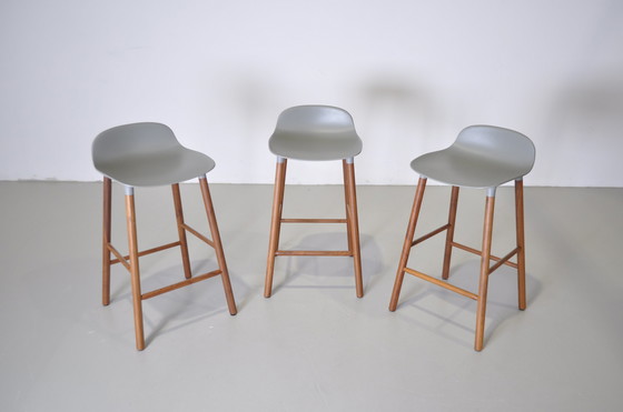 Image 1 of 2x Normann Copenhagen Form Bar Stool