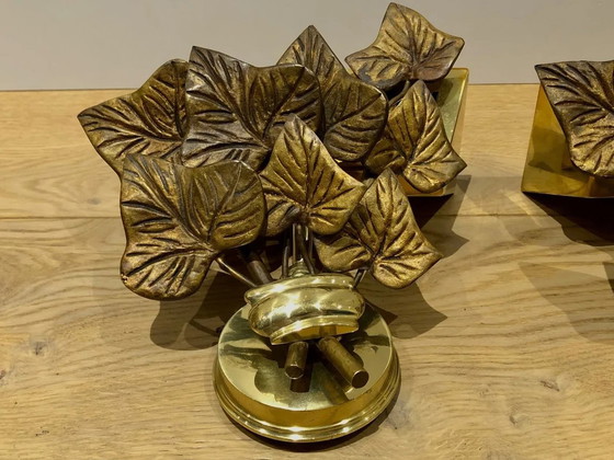 Image 1 of Applique (2), Applique da parete, Bronzo dorato, Illuminazione di lusso, Attr Maison Bagues, Napoleone III, Impero, Versailles, 