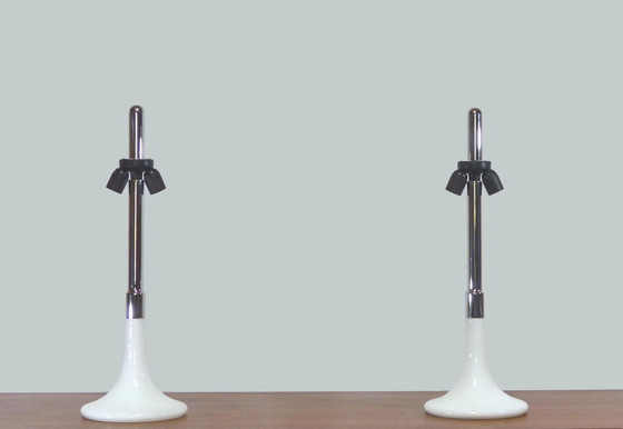 Image 1 of Ingo Maurer Ml3 Pair Of Xxl Lamp Stands