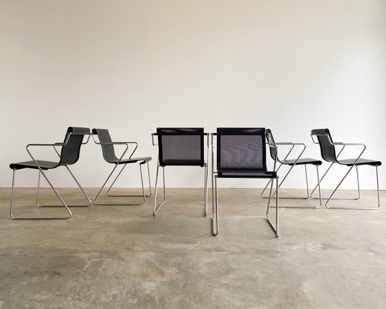 Image 1 of 6x Airon Monopoli chair by Pietro Arosio