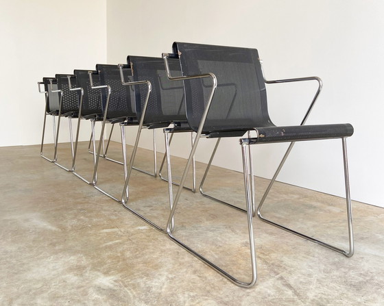 Image 1 of 6x Airon Monopoli chair by Pietro Arosio