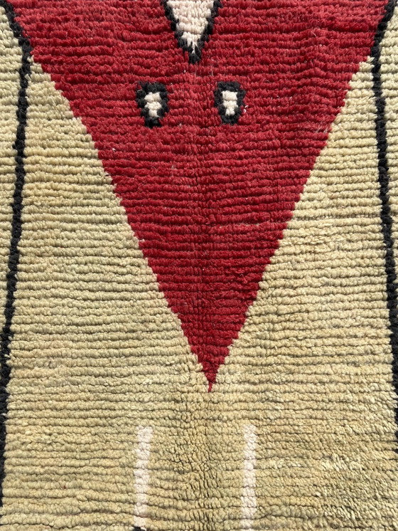 Image 1 of Modern Berber Moroccan Boujad Rug