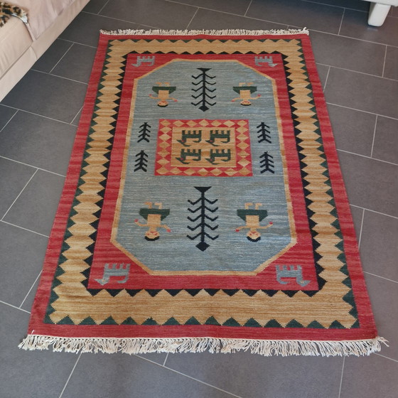 Image 1 of Hand-knotted Persian rug Gabbeh Oriental rug