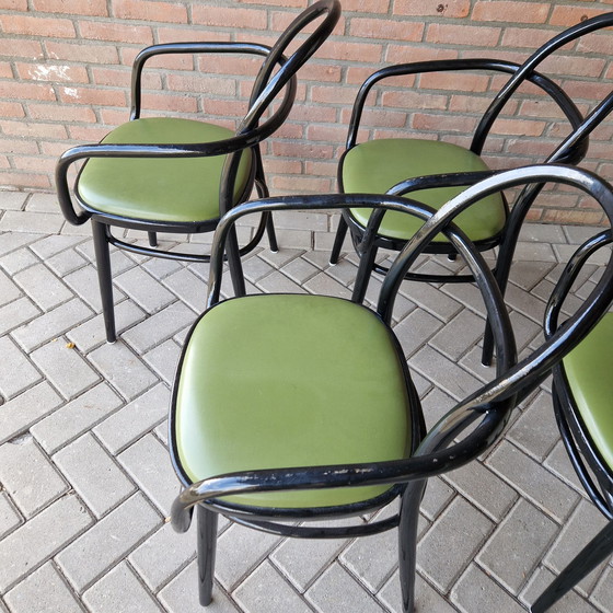 Image 1 of Radomir Hoffman Ligma Set Of 4 Bend Wood Chairs