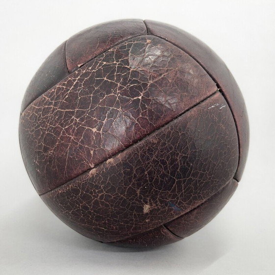 Image 1 of Pallone da allenamento in pelle vintage, Cecoslovacchia 1930