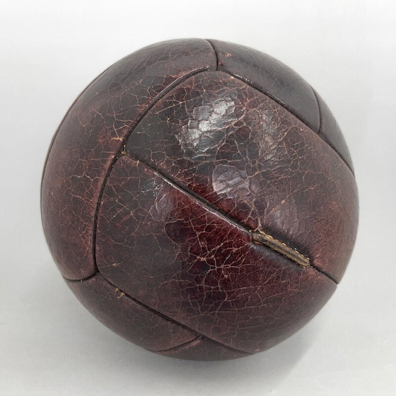 Image 1 of Pallone da allenamento in pelle vintage, Cecoslovacchia 1930