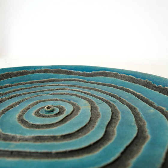 Image 1 of Piatto vintage in pietra lavica di Santorini, 2010