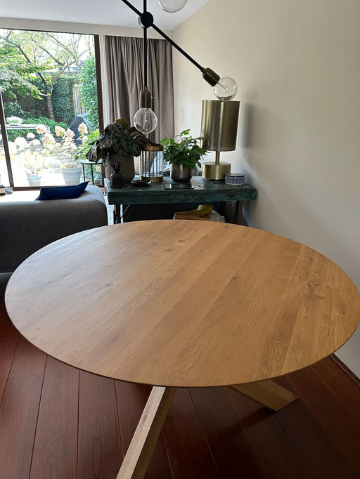 Ethnicraft Round Dining Table