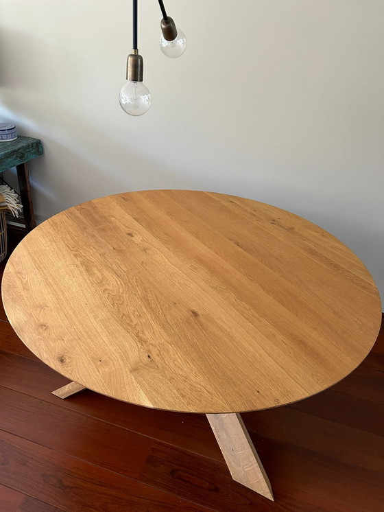 Image 1 of Ethnicraft Round Dining Table