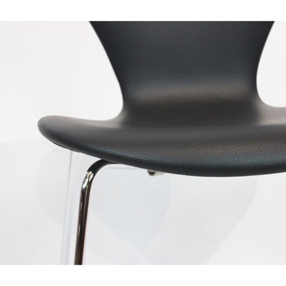 Image 1 of Set of 4 vintage Seven chairs, model 3107 by Arne Jacobsen from Fritz Hansen